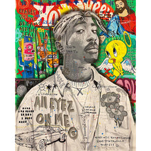 Charger l&#39;image dans la galerie, Graffiti Pop Art 2pac All Eyez On Me
