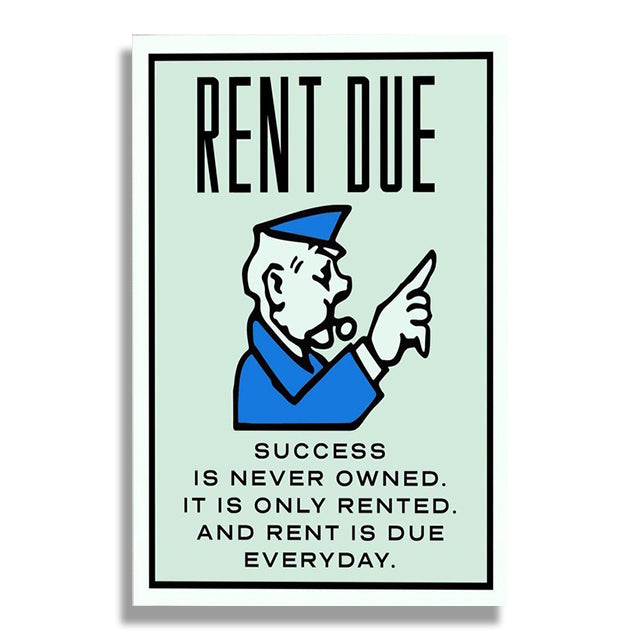 Rent Due - Monopoly Edition