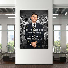 Charger l&#39;image dans la galerie, The Wolf Of Wall Street Motivational Art
