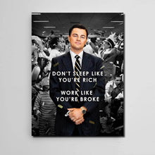 Charger l&#39;image dans la galerie, The Wolf Of Wall Street Motivational Art
