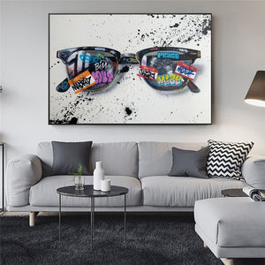 Sunglasses Graffitti Art