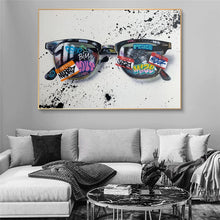 Load image into Gallery viewer, Sunglasses Graffitti Art
