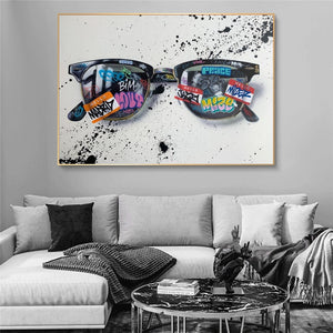 Sunglasses Graffitti Art