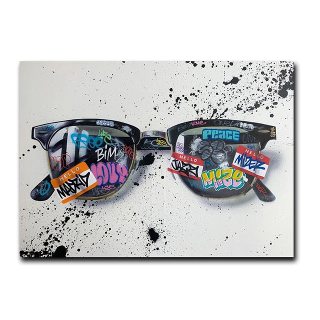 Sunglasses Graffitti Art