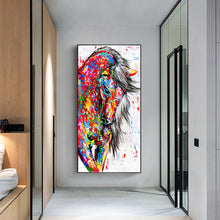 Load image into Gallery viewer, Modern Horse Graffiti Art
