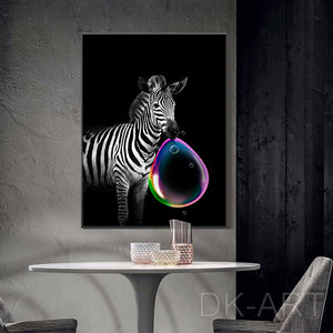 Modern Zebra Bubble