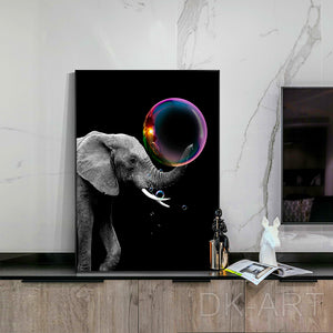 Modern Elephant Bubble