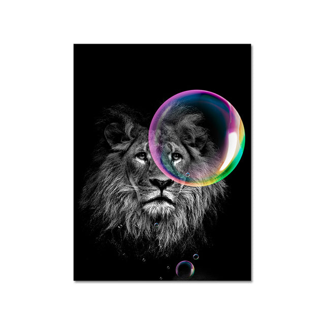 Modern Lion Bubble