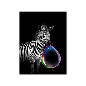 Modern Zebra Bubble