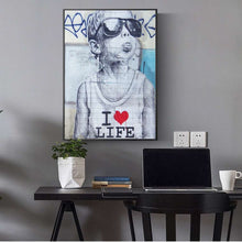 Load image into Gallery viewer, Banksy Boy Loving Life
