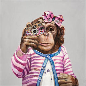 Funny Monkey Photographers Art